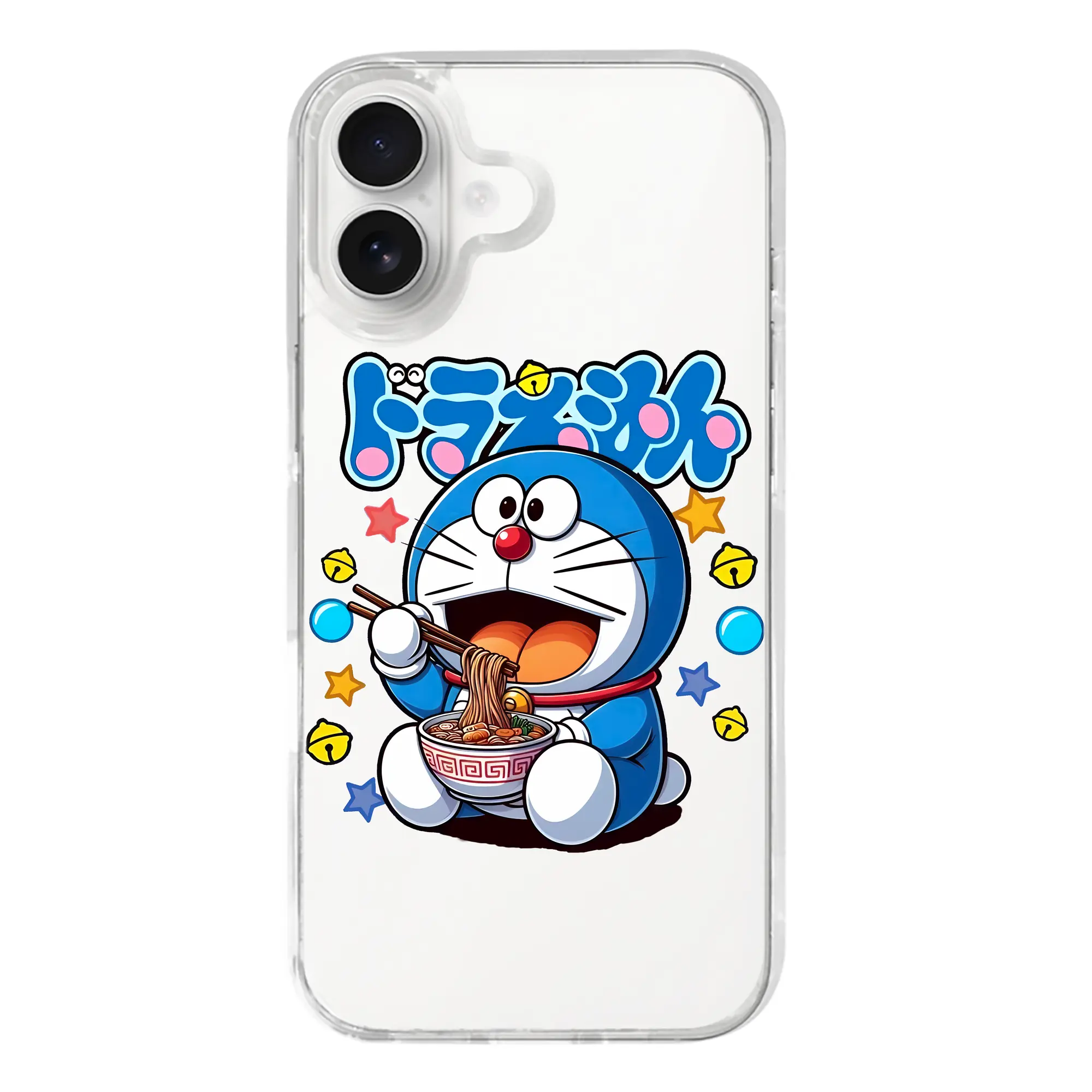 ドラえもん グッズドラえもん - iPhone 17シリーズ 透明スマホケース – 薄型・耐衝撃・精密フィット保護カバー